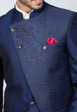 Designer Blue Bandhgala Suit