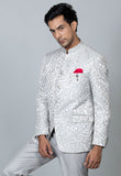 Designer Off-White Bandhgala Suit