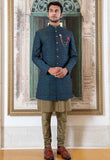 Green indowestern set