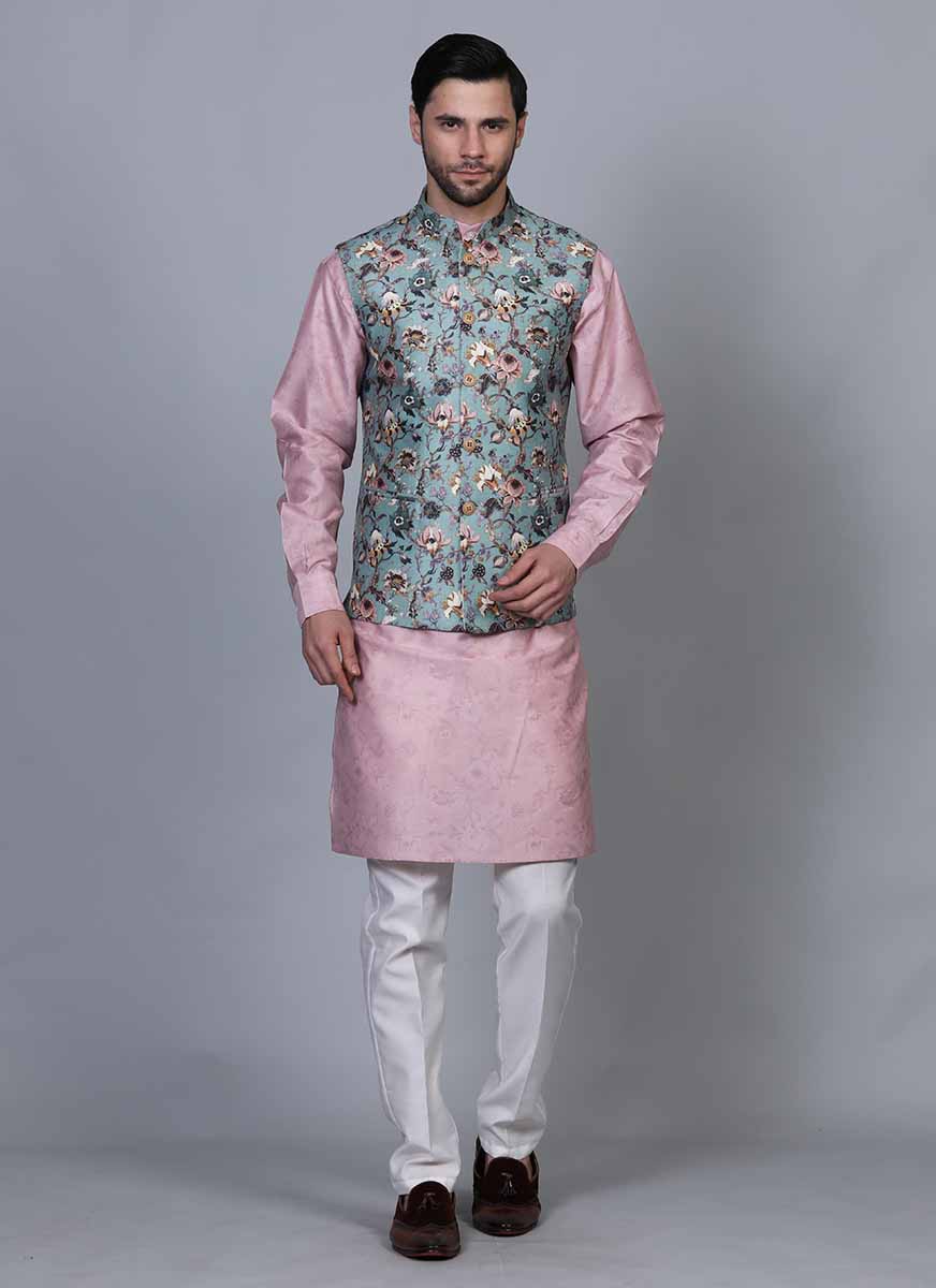 Buy Pranjal Women Pink Rayon Slub Two Tone Plain Kurti With Jacket PinkXL  Online at Best Prices in India  JioMart