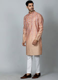 Ombre Printed Kurta Set Beige