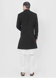 Classic Black Indo Western/ Achkan