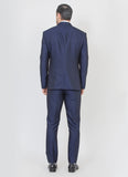 Navy Peak Lapel Suit