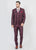 Wine Shawl collar suit