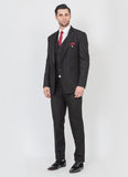 Black Peak Lapel Suit