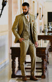 Golden Brown 5-Piece Suit