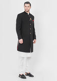 Classic Black Indo Western/ Achkan