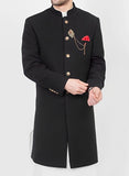 Classic Black Indo Western/ Achkan
