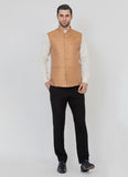 Perfect Gold Raw silk jacket